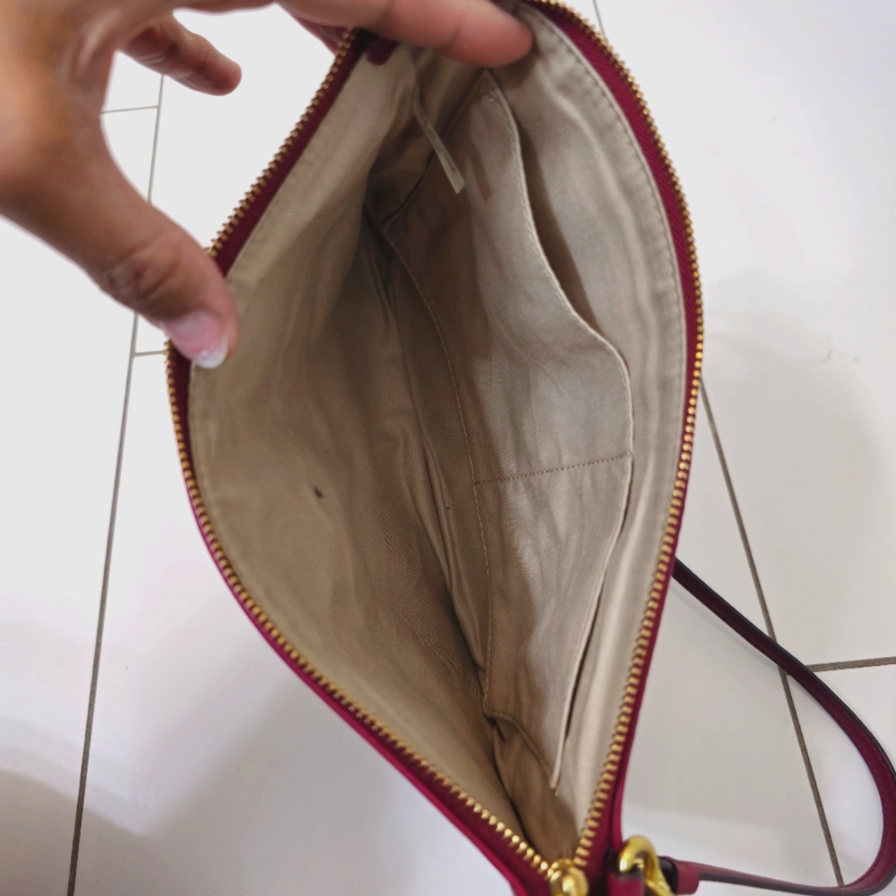 COACH Dark Red Crossbody Bag - Picture 8 of 11